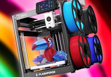 Impressora 3D FlashForge AD5X com sistema multicolor sai por US$ 203 na AliExpress