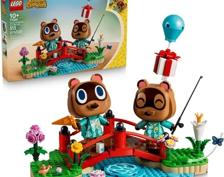 LEGO Animal Crossing: Timmy e Tommy ganham folga em novo set de 513 peças
