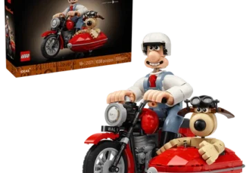 LEGO revela set oficial de Wallace & Gromit com moto e sidecar clássicos