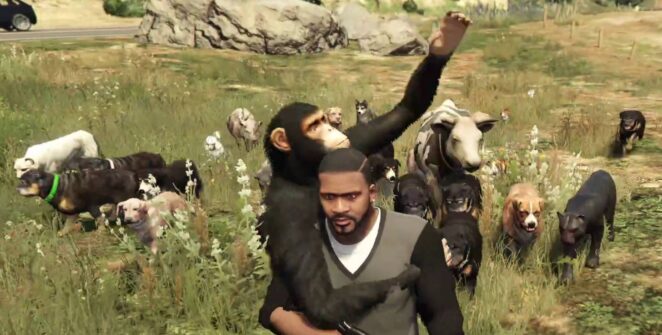 Mod de GTA 5 adiciona cachorros, gatos, vacas, leões e até um chimpanzé ao jogo