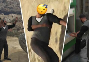 Mod transforma GTA 5 em simulador de vida com mineração, pesca e sonecas no asfalto
