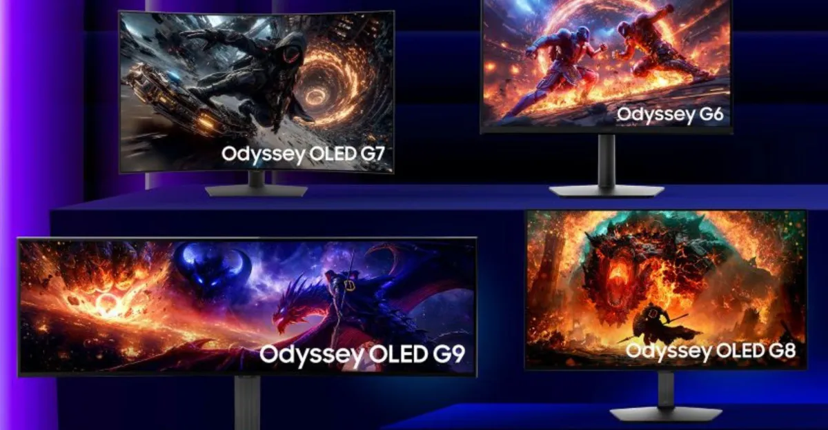 Samsung eleva a aposta com monitor Odyssey de 1.100Hz e novos modelos OLED
