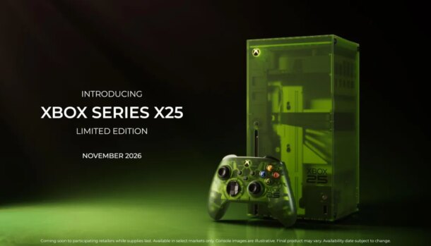 Xbox Series X de 25 anos ganha preço oficial e pré-venda em agosto