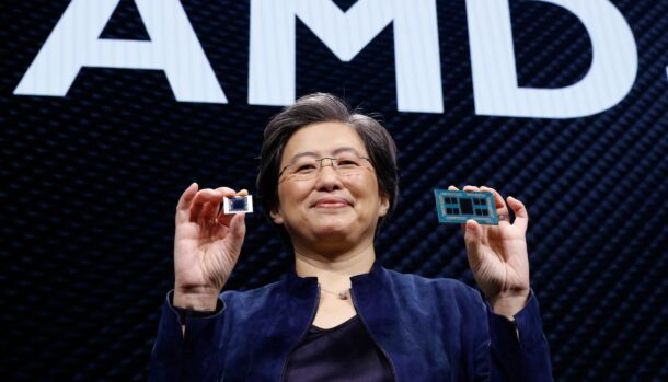 AMD ultrapassa US$ 1 trilhão em valor de mercado impulsionada por chips de IA