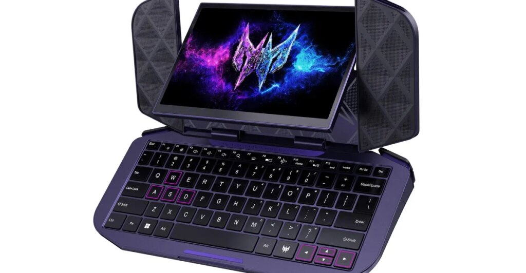 Acer mostra conceito de handheld com teclado embutido para PC