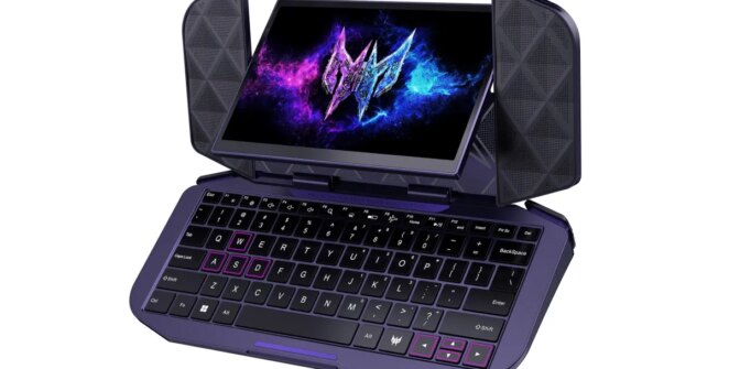 Acer mostra conceito de handheld com teclado embutido para PC