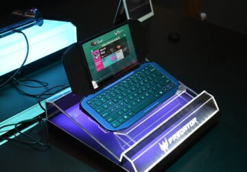 Acer mostra protótipo que mistura handheld gamer e mini notebook na IFA