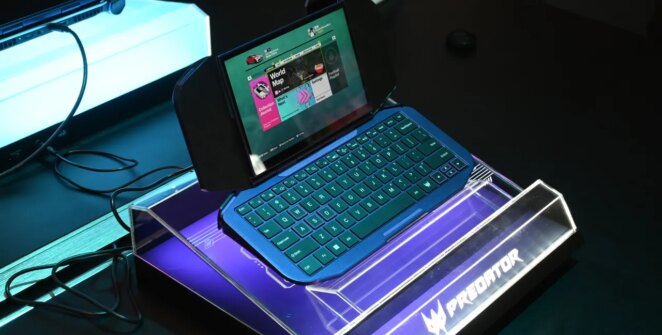 Acer mostra protótipo que mistura handheld gamer e mini notebook na IFA