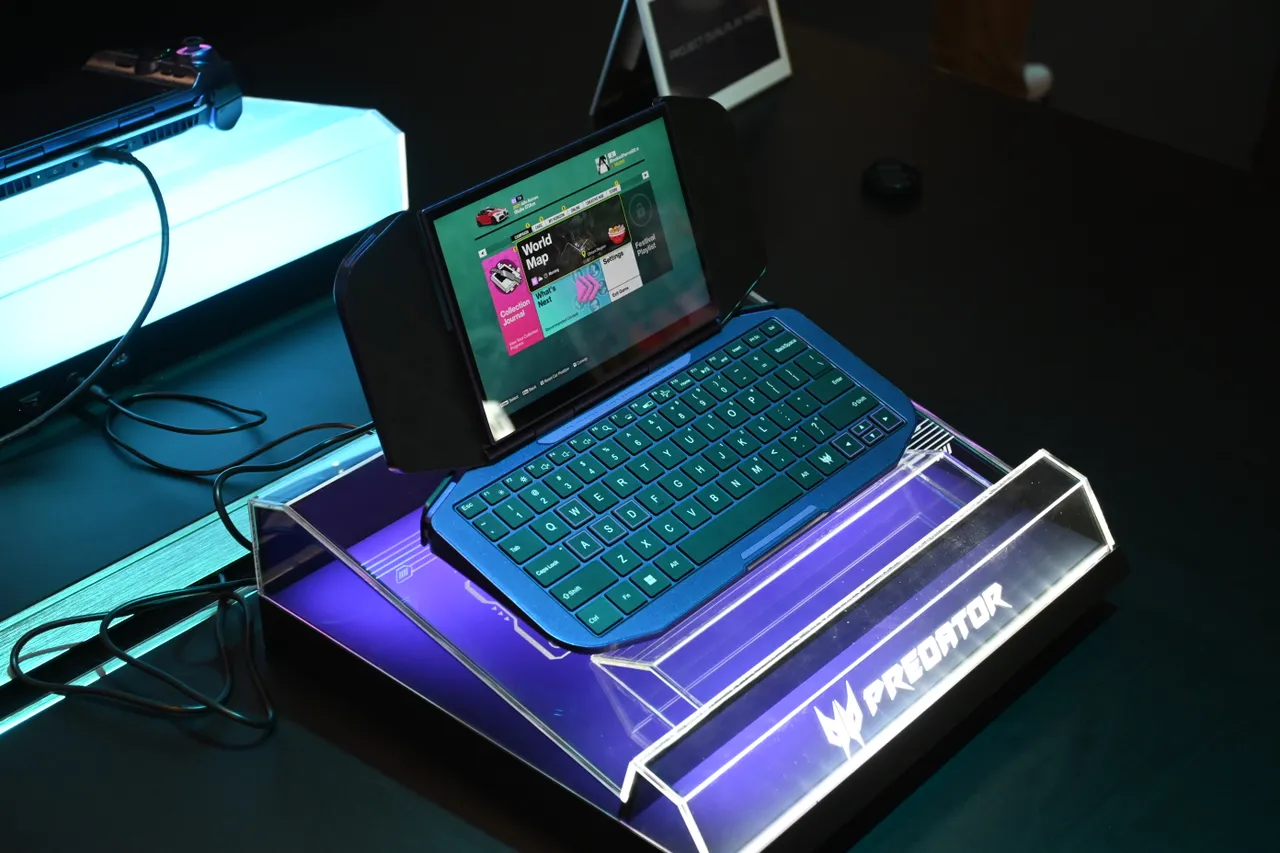 Acer mostra protótipo que mistura handheld gamer e mini notebook na IFA