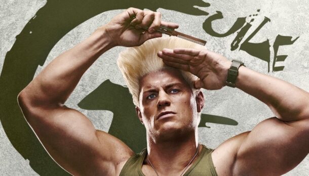 Balde de pipoca de Street Fighter vem com cabelo do Guile que dá pra vestir