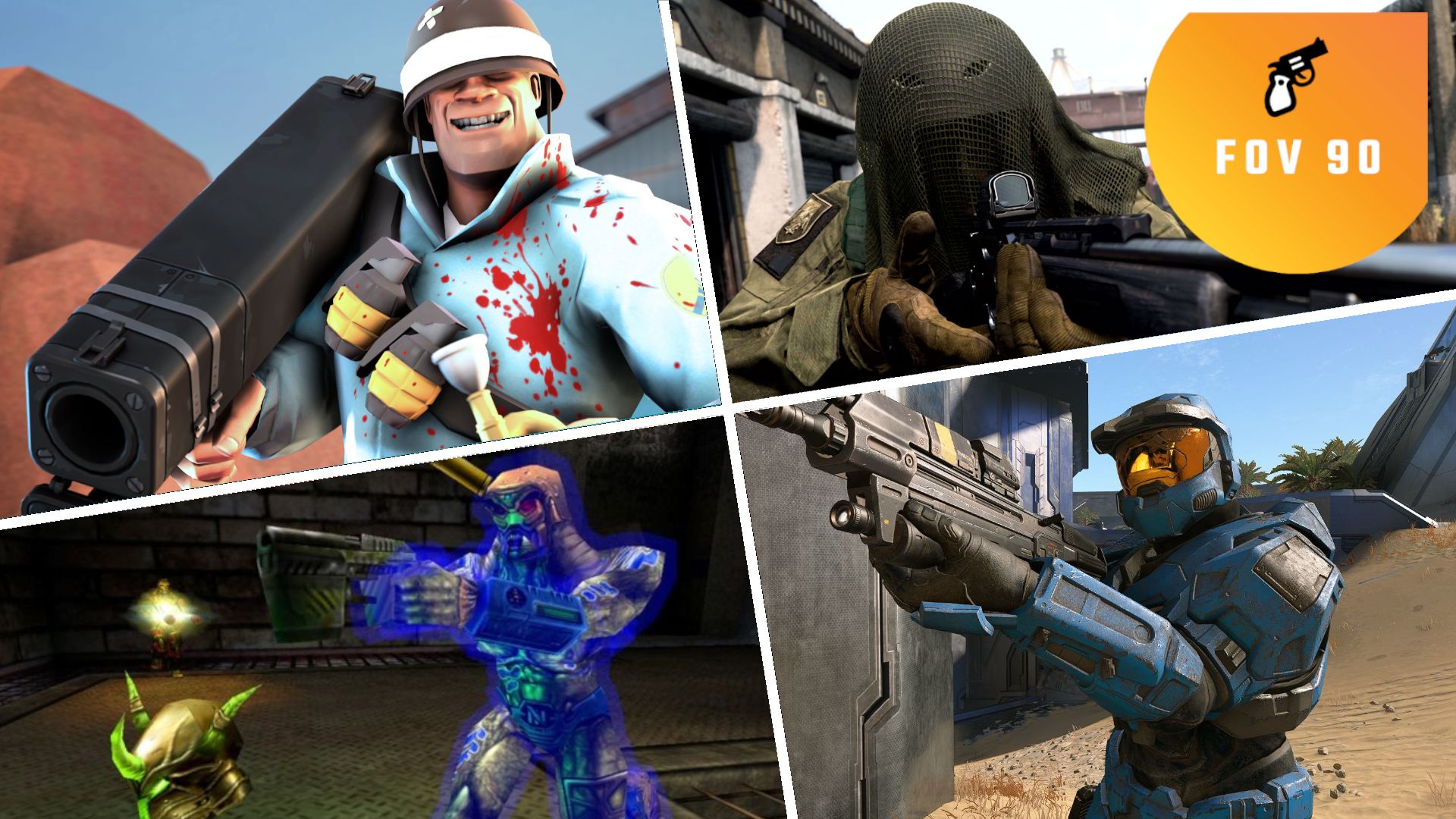 Chave de torneio elege o melhor modo de FPS de todos os tempos em duelos 1v1