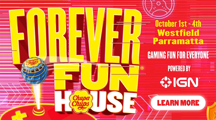 Chupa Chups e IGN Australia montam casa retrô com games grátis em Sydney