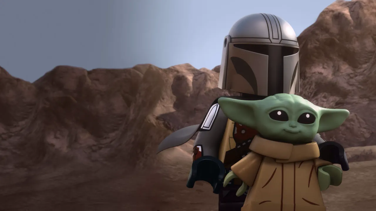 Especial LEGO Star Wars: The Mandalorian resume a série com humor e elenco de voz original