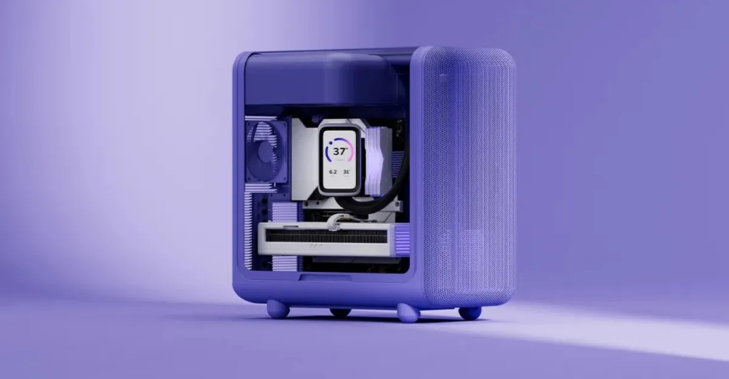 Gabinete Hyte X50 com vidro curvo está com US$ 50 de desconto
