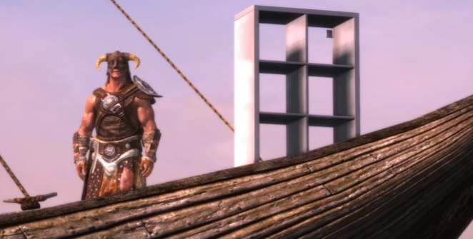 Ikea lança mod gratuito de Skyrim com Matt Berry dublando uma estante chamada Kallax Storageborn