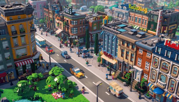 Lego Skylines: city builder foca em decoração e menos em caos de trânsito