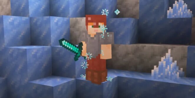 Minecraft ganha Ice Caves com zumbi congelado e bolas de gelo no próximo game drop
