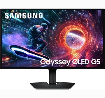 Monitor gamer Samsung Odyssey OLED G5 de 27 polegadas aparece por US$ 269 na loja oficial