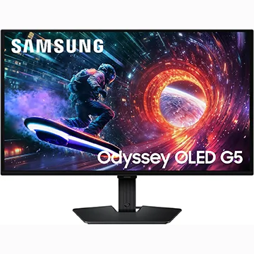 Monitor gamer Samsung Odyssey OLED G5 de 27 polegadas aparece por US$ 269 na loja oficial