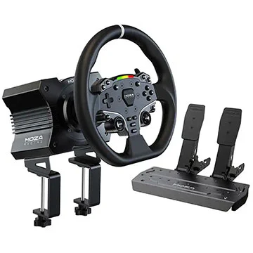 Moza R5: volante direct drive de 5,5 Nm aparece por US$ 349,99 na Best Buy