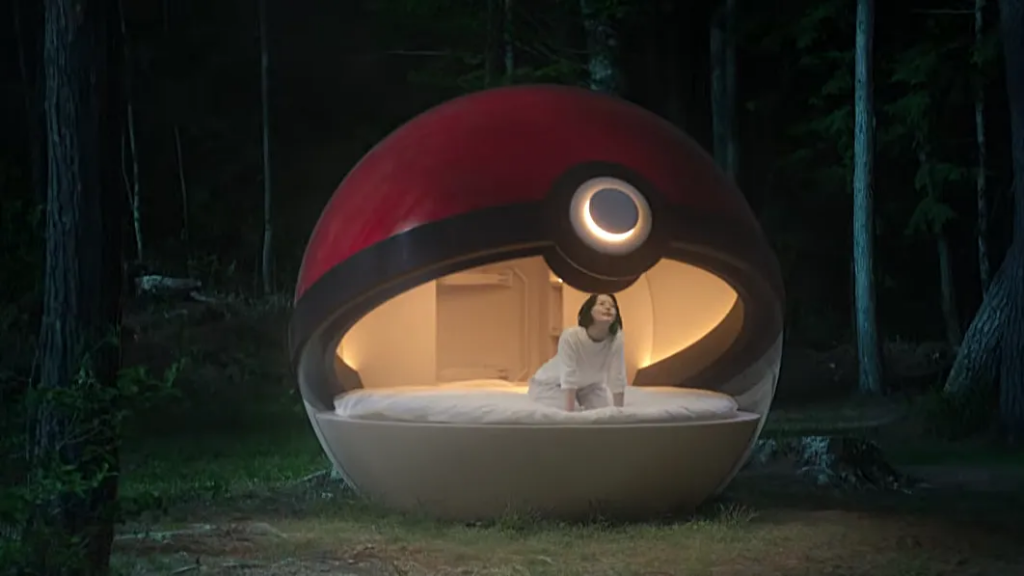 Pokémon Sleep e hotel japonês anunciam cápsula em formato de Pokébola para dormir