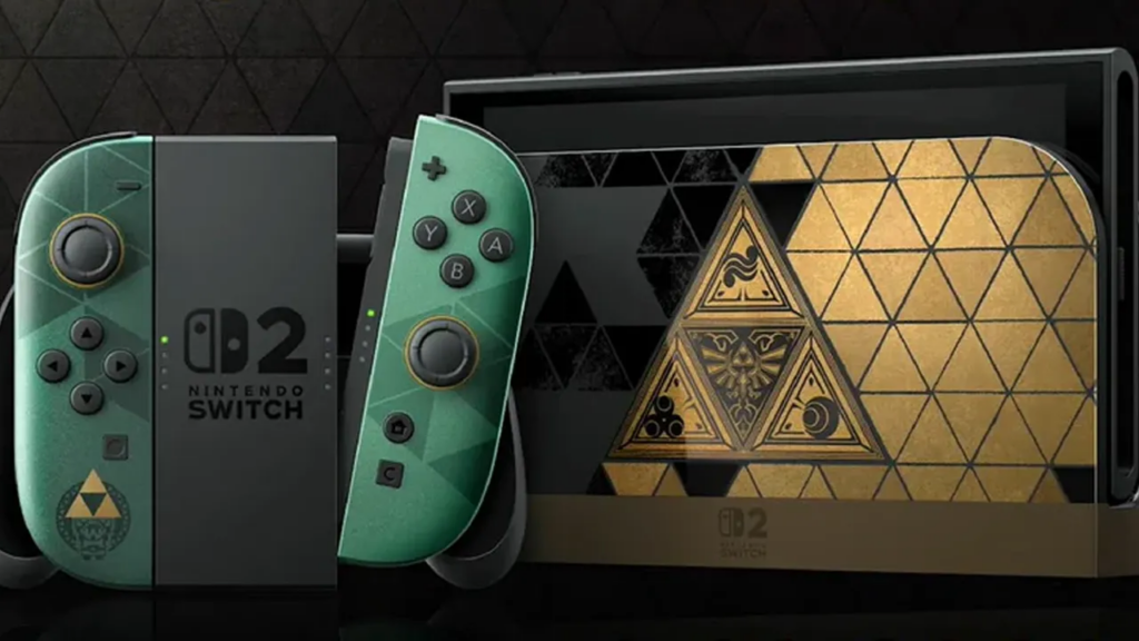 Pré-venda do Switch 2 edição Zelda 40 anos começa no Reino Unido