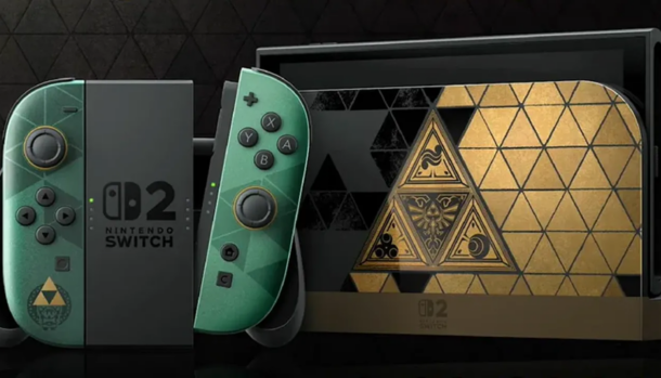 Pré-venda do Switch 2 edição Zelda 40 anos começa no Reino Unido