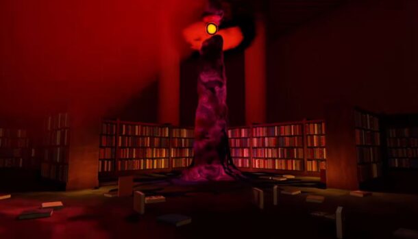 Strange Scaffold anuncia Something is Wrong with the Library, jogo de organização com biblioteca assombrada por sangue e carne