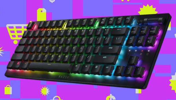 Teclado Razer DeathStalker V2 Pro TKL aparece por quase metade do preço