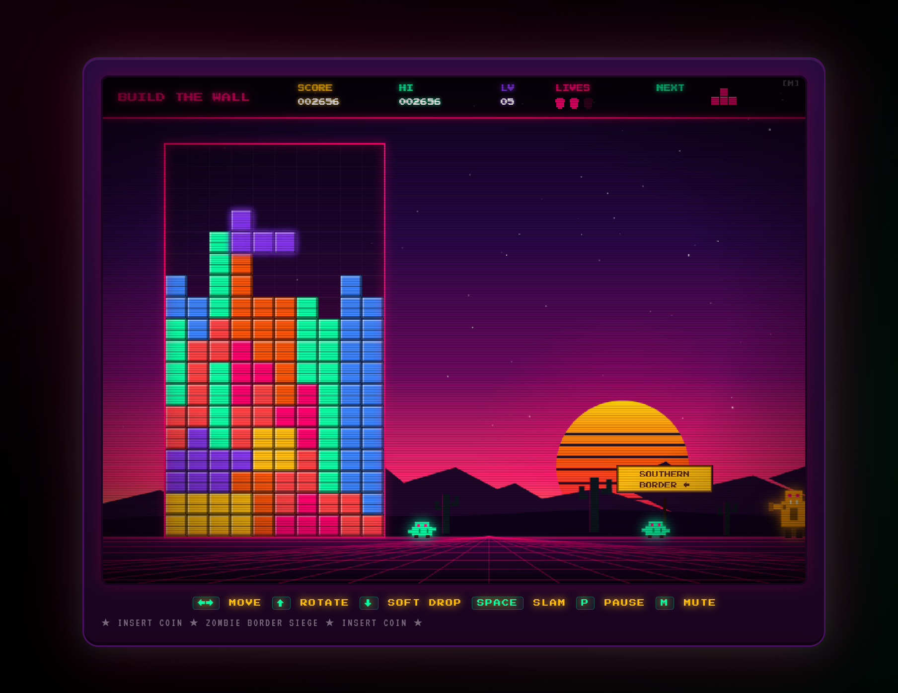 The Tetris Company se posiciona contra jogo da Casa Branca e nega participação em Build the Wall