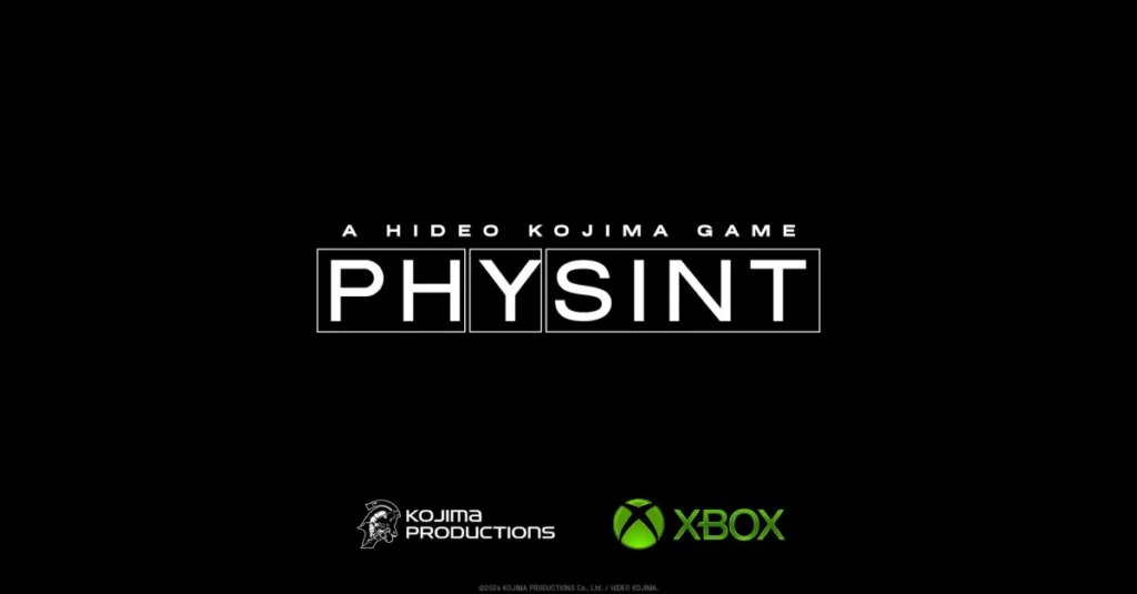 Xbox assume publicação de Physint após PlayStation cancelar o projeto de Kojima