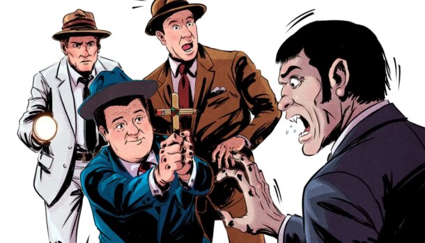 Abbott & Costello voltam aos quadrinhos e cruzam com Kolchak, o caçador de monstros