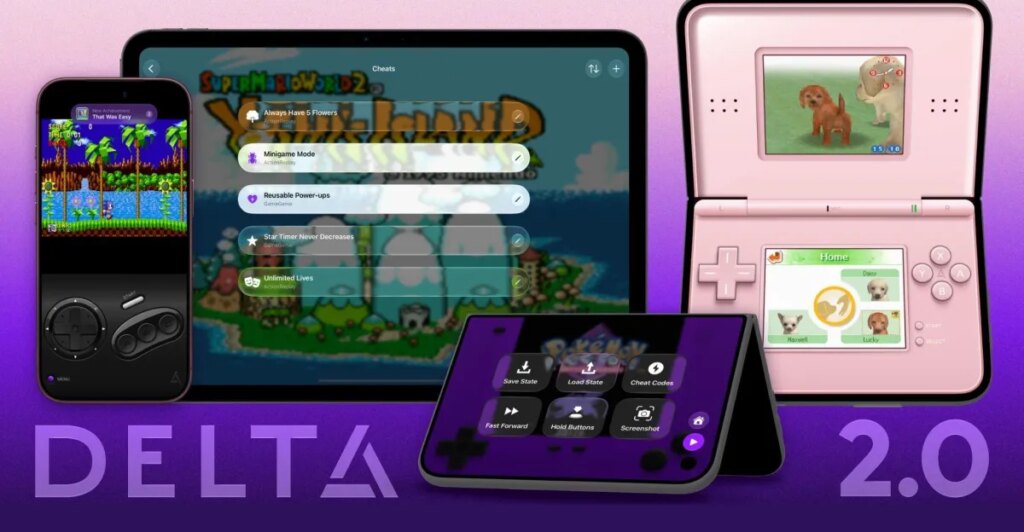 Delta 2.0 chega com suporte ao iPhone Duo, jogos do Mega Drive e DLCs de Pokémon