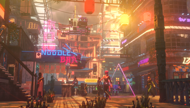 Nivalis Nights mistura sim de loja, fazenda e vida social em uma cidade cyberpunk dominada por dívidas