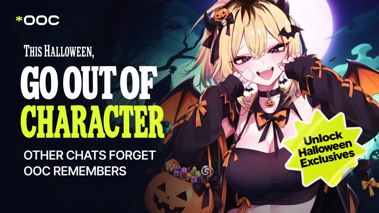 OOC: The Playable Anime entra no clima de Halloween com respostas grátis e créditos em dobro