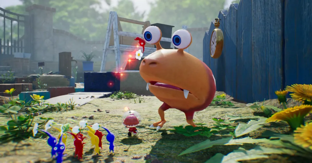 Pikmin 4 em promoção por US$ 39,88 antes da versão de Switch 2
