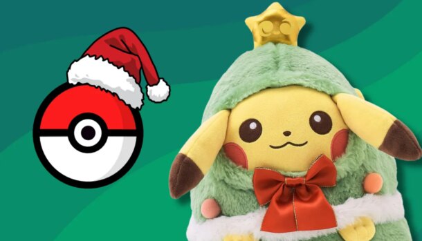 Pokémon anuncia pelúcias Holiday Helper com Pikachu de árvore de Natal e trenó do Clodsire