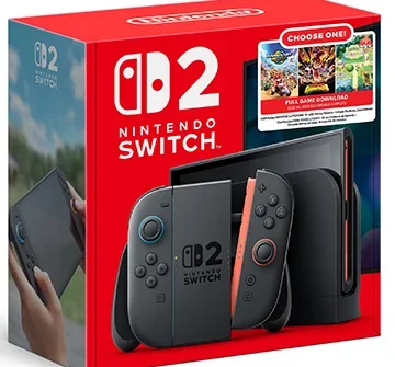 Switch 2 com jogo à escolha aparece por US$ 479 no Woot