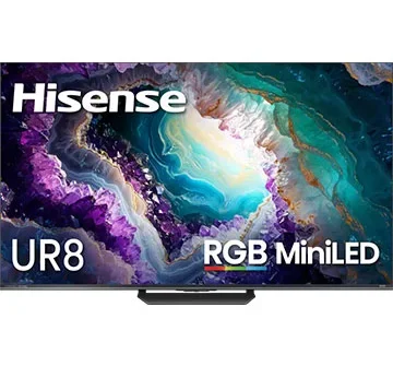TV Hisense UR8 RGB Mini-LED de 65 cai para US$ 1.099 na Best Buy antes da Black Friday