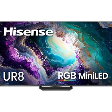 TV Hisense UR8 RGB Mini-LED de 65 cai para US$ 1.099 na Best Buy antes da Black Friday
